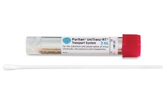 Puritan UniTranz-RT 3ml Filled Vial w/ 6" Sterile Standard Polyester Swab