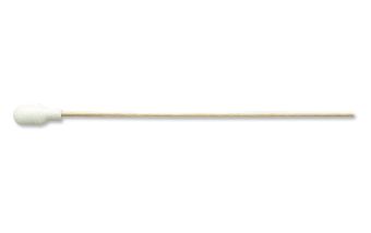 PurSwab 6" Standard Foam over Cotton Swab w/Wooden Handle