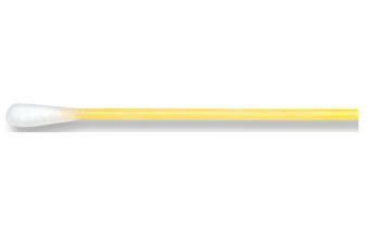 Puritan 6" Sterile Standard Cotton Swab w/Yellow Polystyrene Handle