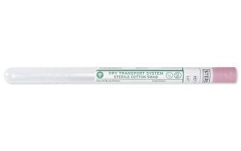 Puritan 6" Sterile Standard Cotton Swab w/ Plastic Handle & Tube