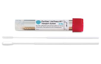 Puritan UniTranz-RT 3ml Filled Vial w/ Elongated & Ultrafine Flock Swabs