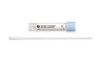 Puritan PurSafe® 1ml Molecular Preservative and 6" Sterile Large Flock Swab