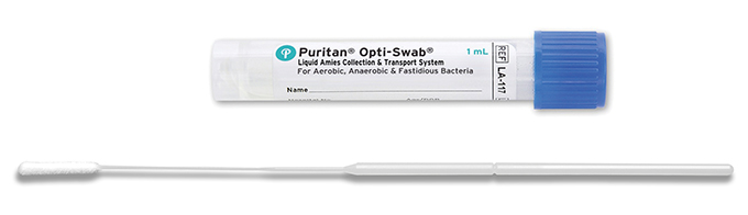 Opti Swab Media Transport System 6 Sterile Ultrafine Flock Swab 1ml Amies Medium La 117 Aerobic Anaerobic And Fastidious Bacteria Collection Swabs Puritan